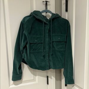 Women's Green Corduroy Jacket